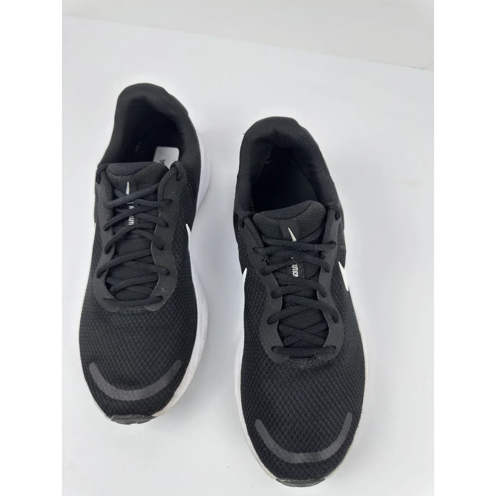 Nike REVOLUTION Men's Black White FB2207-001 Athletic Running Shoes 10,5 JX